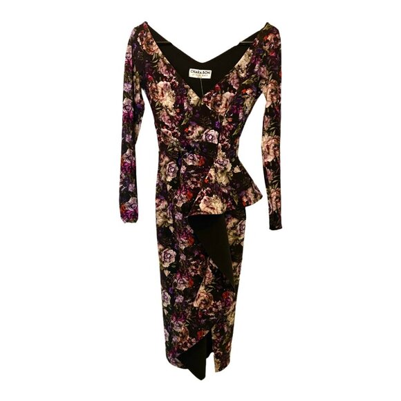 😮NWT - CHIARA BONI Dalmira Dress in Renaissance - 2 - Midi/Long Sleeve/Bodycon - Picture 2 of 9